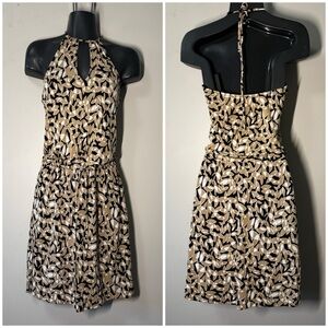 GAP Black and Tan Backless Dress
